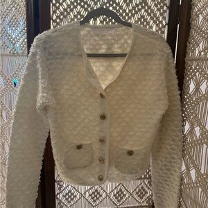 ASTR Cream Knit Sweater